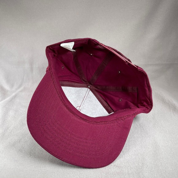 Stratosphere Las Vegas Hat Mens OS Red Snapback Cap A Frame Rope Burgundy - Picture 7 of 10